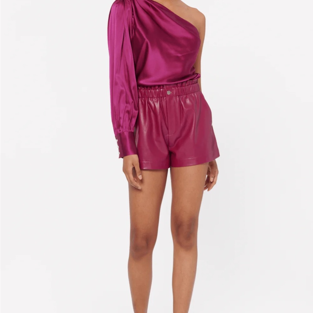 CAMI NYC VIOLETTE BODYSUIT IN BEETROOT